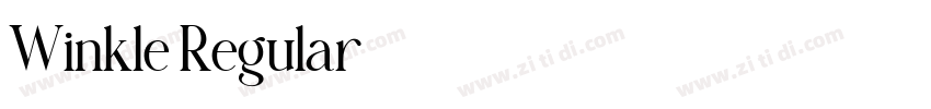 Winkle Regular字体转换
